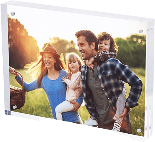 SimbaLux Magnetic Acrylic Picture Photo Frame