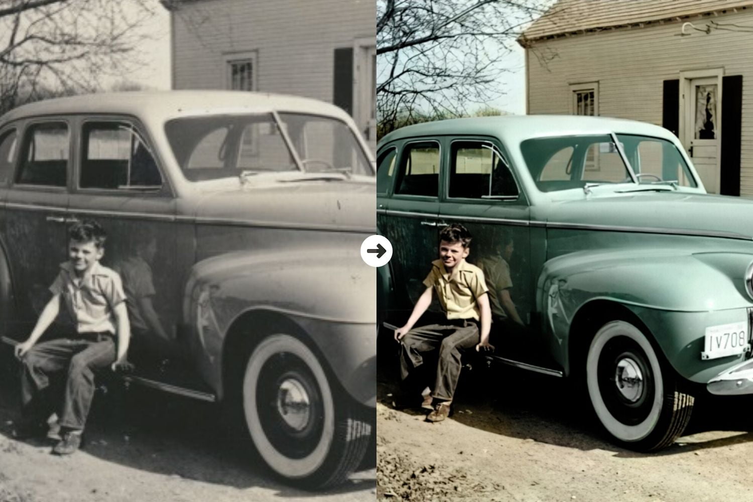 example of our photo restorations