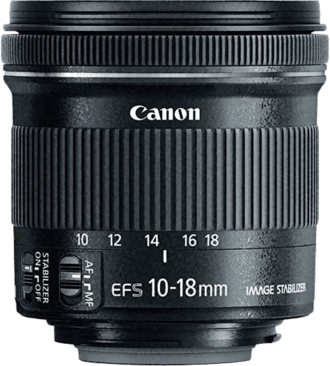 Lente Canon 10-18mm f/4.5-5.6 IS STM