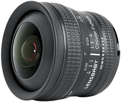 Lensbaby 5.8mm f/3.5 円形魚眼レンズ