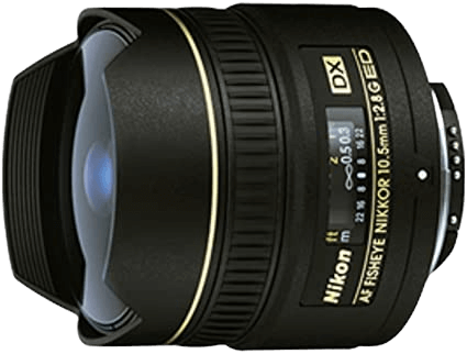 Nikon AF DX Fisheye-NIKKOR 10.5mm f/2.8G ED レンズ