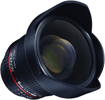 로키논 8mm f/3.5 렌즈