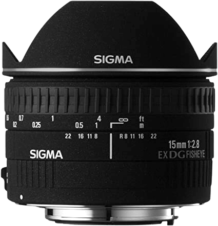 Sigma 15mm f/2.8 EX DG Fischaugen-Zenitspiegelobjektiv