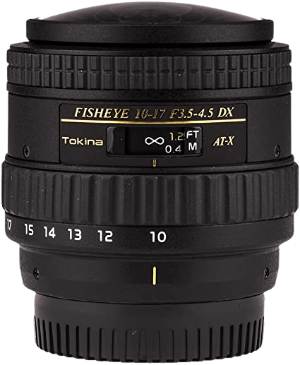 Tokina ATXAF107DXNHN 10-17mm f/3.5-4.5 AF DX NH 魚眼レンズ Nikon 用