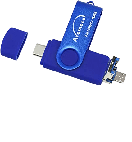 Avomoco 3.1 128GB 3 in 1 High-Speed Flash Drive product photo2