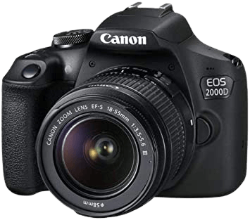 Canon EOS 2000D (Rebel T7) Product Photo