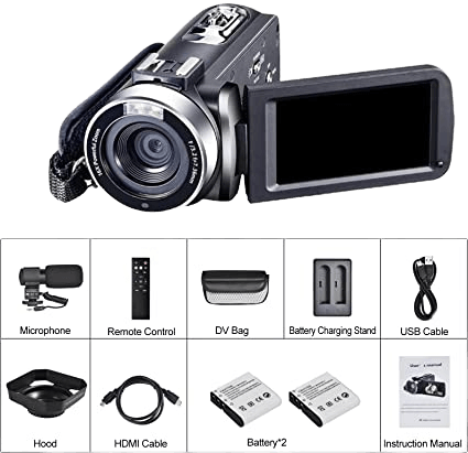 Leichte 4K-Digital-Vlogging-Kamera, Produktfoto3