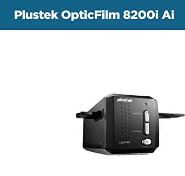 Plustek OpticFilm 8200i AI - 35mm Film & Slides Scanner