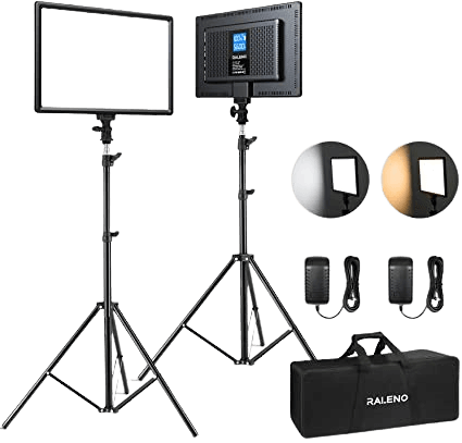 Kit de iluminação de suporte e vídeo RALENO
