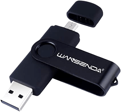WANSENDA OTG USB Flash Drive 2.0 256GB