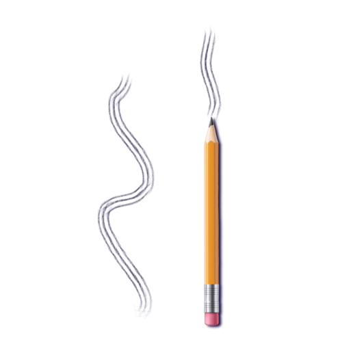 Bleistiftpinsel mit 3 Linien #3