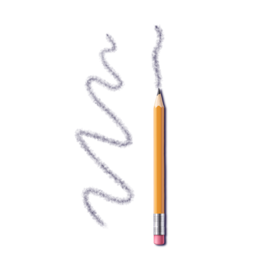 Detaillierte Hatch Pencil Brush #25