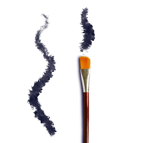 Dry Palette Knife Stroke Procreate Brush #41