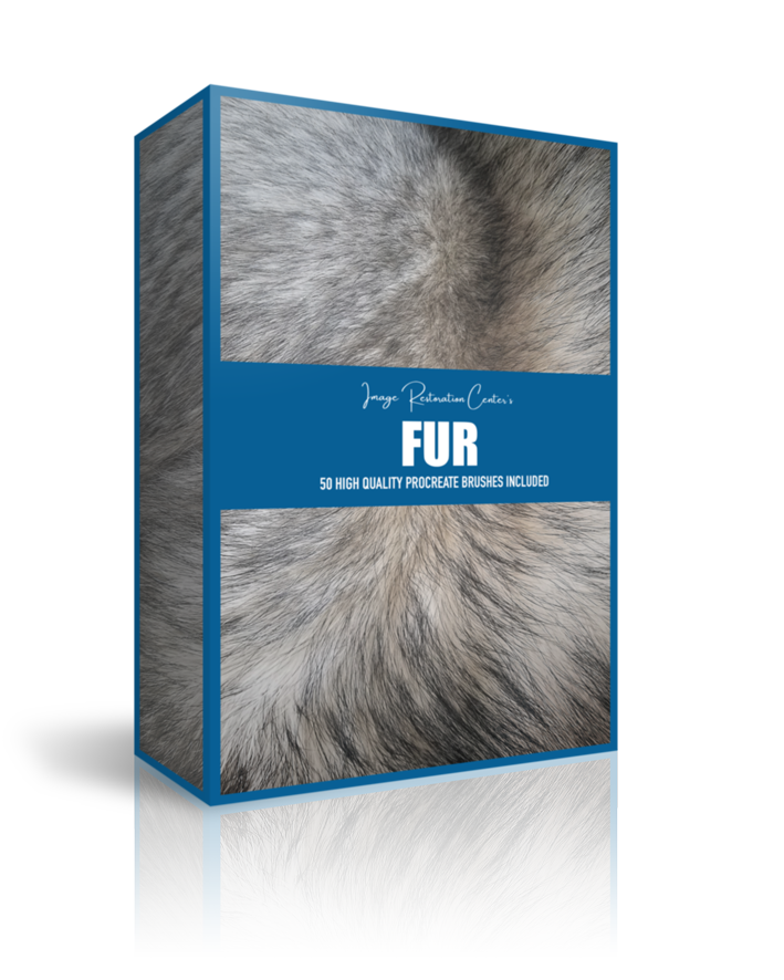 procreate fur brush packaging
