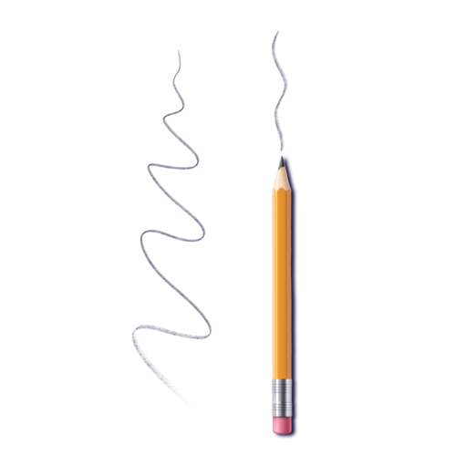 Pinceau crayon fin HB #40