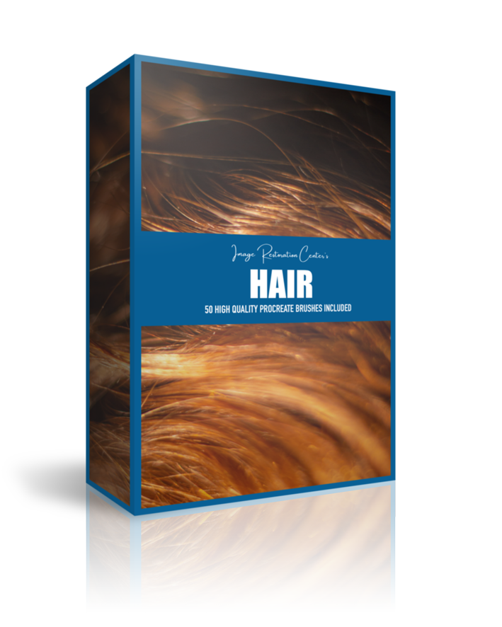procreate hair brushes packaging