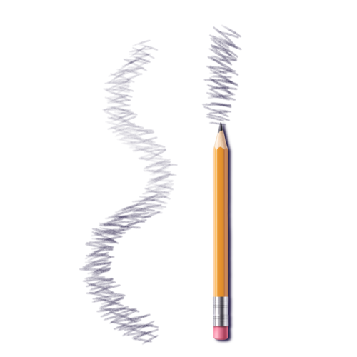 Hatch Textured Light Pencil Brush #35