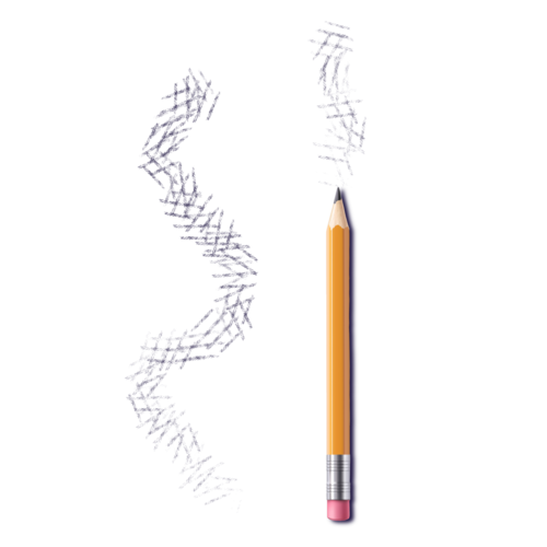 Hatch dicker kurzer Bleistiftpinsel #37