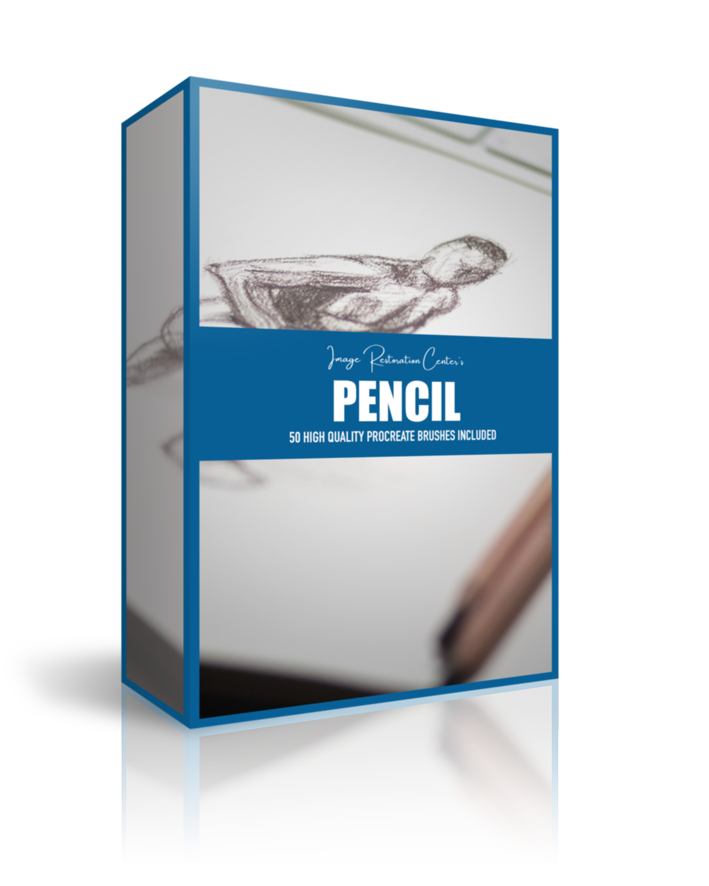 embalaje de pinceles de lápiz procreate