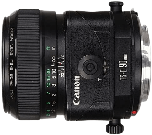 Obiettivo Canon TS-E 90mm f:2.8 Tilt Shift Foto del prodotto