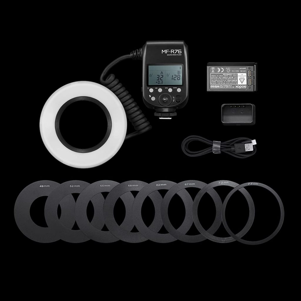 Godox MF-R76 LED Micro Ring Flash Foto del producto