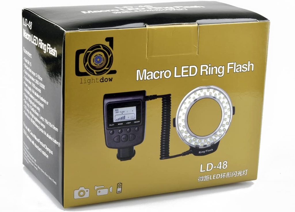 Lightdow 48 pièces. Flash annulaire macro LED : photo du produit annulaire 3