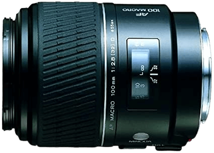 Minolta f/2.8 Macro D 100mm Lens