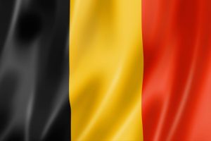 La bandiera belga.