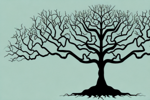 Un albero con le sue radici e i suoi rami