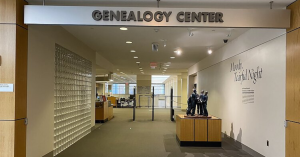 Biblioteca de genealogía_El Centro de Genealogía de la Biblioteca Pública del Condado de Allen